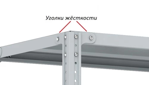 Стеллаж металлический Титан МС-750 2500x1000x600/8