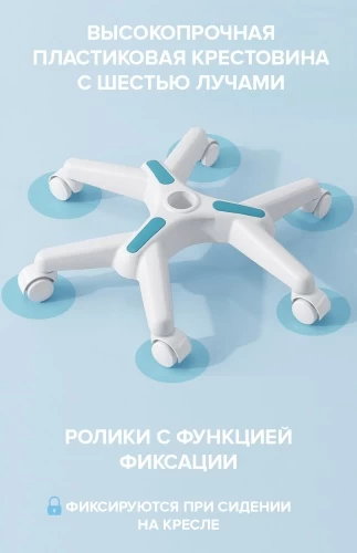 Кресло детское Kids 101 (ткань голубая)