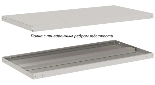 Стеллаж металлический Титан МС-750 2500x1500x300/2